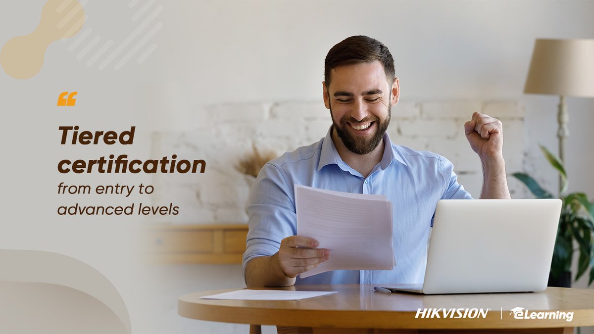 HikvisionHQ's tweet photo. #HikvisioneLearning provides tiered certification from entry to advanced levels. Comprehensive and diverse courses from fundamental skills to system design to meet the needs of different learner groups are at your choice.
Join today>>> https://t.co/PrLXnKyH4J https://t.co/PuRftUKtdA