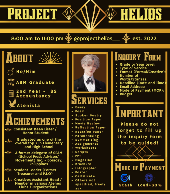 projecthelios__'s tweet photo. 𝕻𝖗𝖔𝖏𝖊𝖈𝖙 𝕳𝖊𝖑𝖎𝖔𝖘 𝖗𝖊𝖇𝖗𝖆𝖓𝖉𝖘 𝖆𝖓𝖉 𝖎𝖓𝖛𝖎𝖙𝖊𝖘 𝖞𝖔𝖚 𝖔𝖓𝖈𝖊 𝖆𝖌𝖆𝖎𝖓 𝖙𝖔 𝖆𝖛𝖆𝖎𝖑 𝖍𝖎𝖘 𝖘𝖊𝖗𝖛𝖎𝖈𝖊𝖘! 🍾🎆

Gatsby, Gatsby, Gatsby! Another day to make real progress! Helios accepts commissions at any time. It is, indeed, time to celebrate! 🥂👯 https://t.co/sFTkj0zA2D