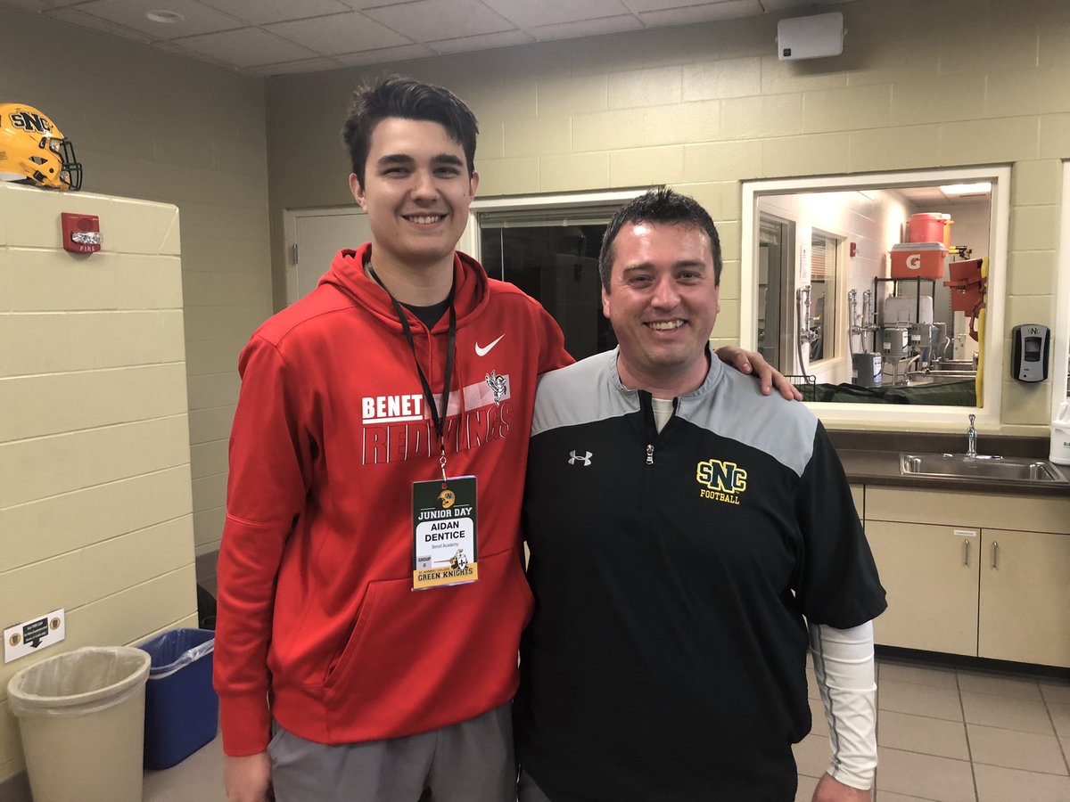 DenticeAidan's tweet photo. Thank you Saint Norbert’s for a great junior day. Had a great visit. @CoachDanMcCarty
@d_coop1
@CoachUtesch
@donmaslinski
@c_rylatt https://t.co/v5FeUKbhgc