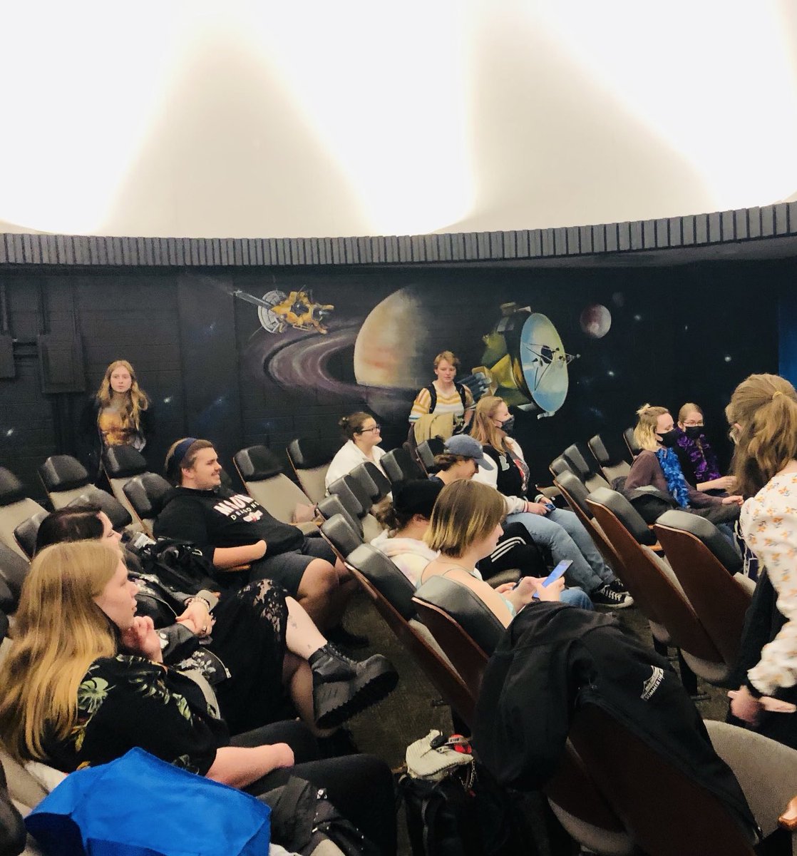 Such an honor to have the opportunity to partner with ⁦<a href="/MSUMCDC/">MSUM CDC</a>⁩ Sam Gust to thank several student employees ⁦⁩ ⁦<a href="/MSUMPlanetarium/">MSUM Planetarium</a>⁩ and present the Undergraduate Student Employee of the Year Award to Abigail Bormann. #StudentEmployeeRecognition #DragonPride 🐉❤️