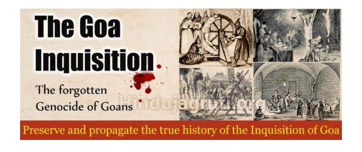 ganesh_dhuri_7's tweet photo. #Stop_Glorifying_Xavier
Few people in the country know the bloody history of Francis Xavier in Goa. To bring the history of this massacre to the fore and include it in the curriculum, you must participate in it, to give 'protector' status to the monuments which are evidence of it https://t.co/xetbxeiMJK