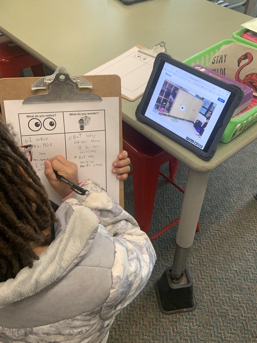 cconners07's tweet image. Added a little twist to get these @EisenhowerVPS 2nd Gr Ss hooked for their upcoming project. Scan a @Seesaw QR code to uncover the clues. We’re ready for day two! #weLearnVPS #k2CanToo @ErichaAnderson @Byrne_VPS @hornbackmd