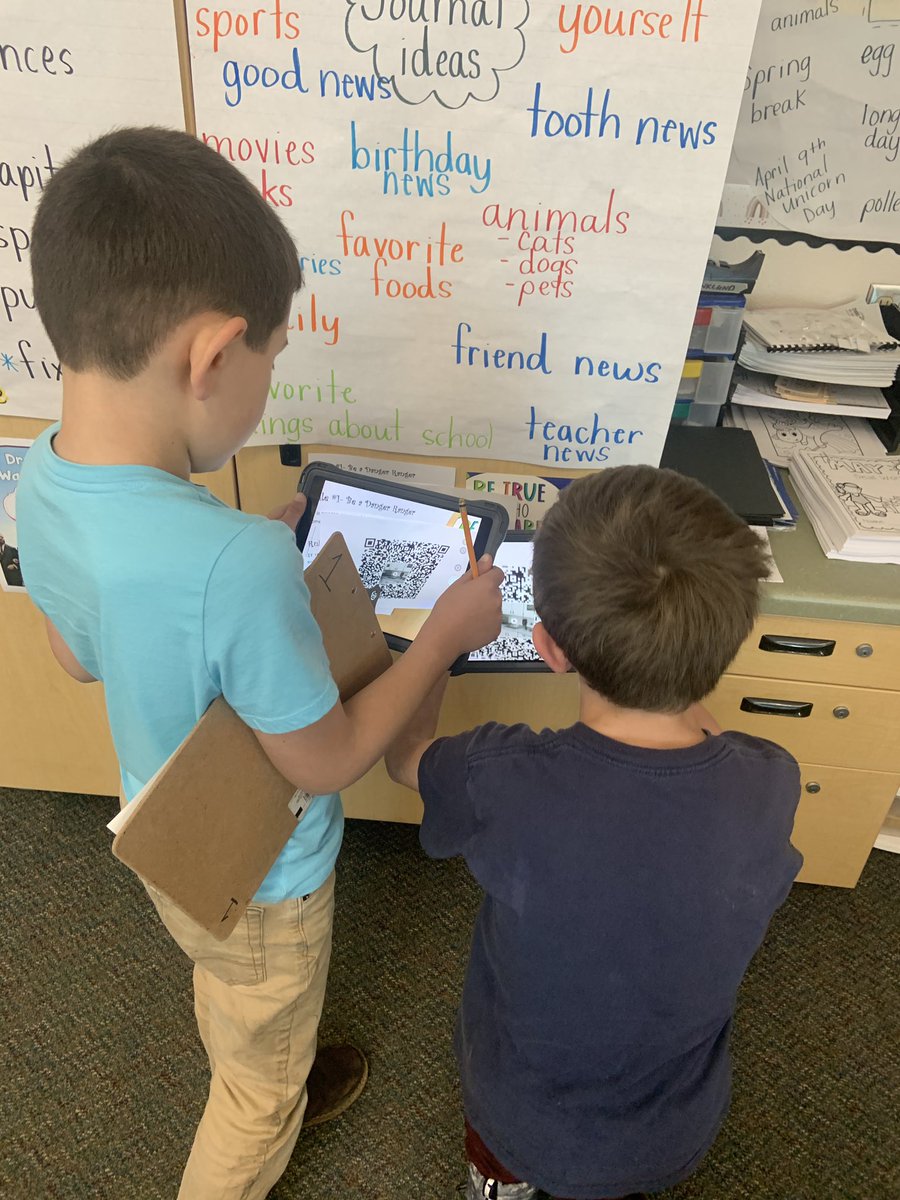 cconners07's tweet image. Added a little twist to get these @EisenhowerVPS 2nd Gr Ss hooked for their upcoming project. Scan a @Seesaw QR code to uncover the clues. We’re ready for day two! #weLearnVPS #k2CanToo @ErichaAnderson @Byrne_VPS @hornbackmd