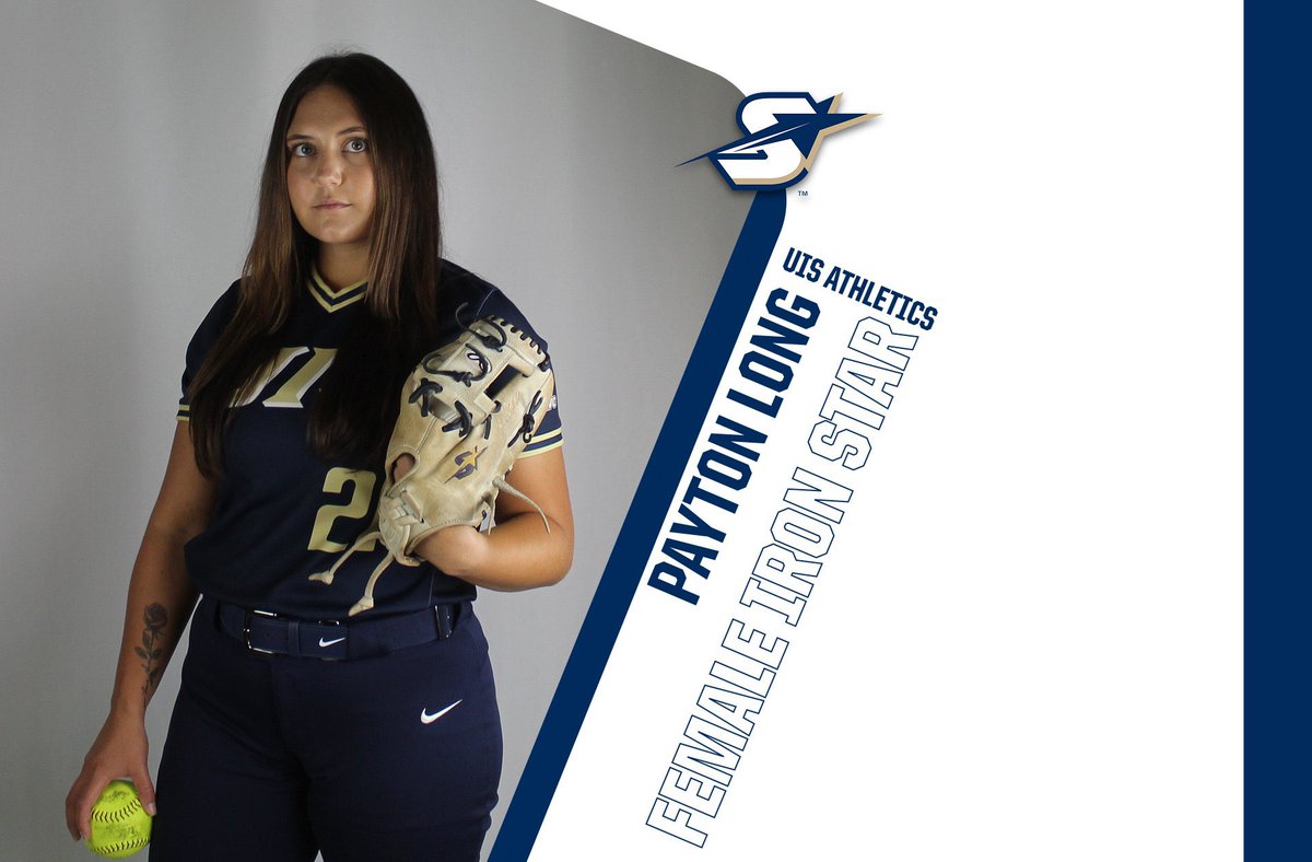 UIS_SAAC's tweet photo. The Female Iron Star Award goes to Payton Long from Softball ⭐️ https://t.co/ZFSfOw3SVY