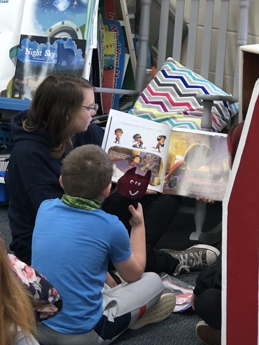 Monster project partnership with our FACS Big Bomber Buddies <a href="/MHJuniorHigh/">MHJH</a> <a href="/mrsking_facs/">Candace King</a> We designed monsters &amp; they brought them to life while learning to sew! <a href="/DanaJoBrown/">Dr. Dana Brown</a> <a href="/Dr_JakeLong/">Jake Long</a>