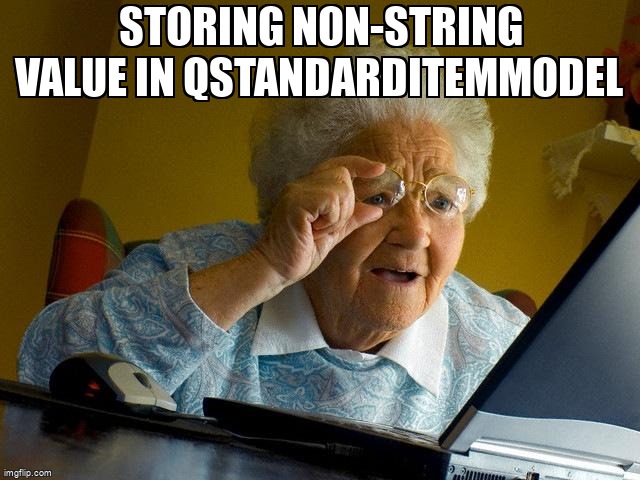overflow_meme's tweet image. Storing non-string value in QStandardItemModel stackoverflow.com/questions/7209… #qtreeview #pyqt #pyqt5 #python
