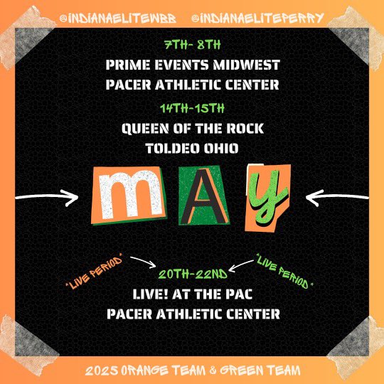T.J. Perry (@coachtjperry) on Twitter photo Looking forward to getting back on the court with both 🟠🟢 teams this weekend! Month of May schedule will be loaded with talent as we kick it off here locally <a href="/SelectEventsBB/">Select Events Basketball</a> <a href="/PRIMEeventBBall/">ThePRIMEeventSeries</a> Midwest at the PAC!! #HardWorkPays @1worldomination #LeaveNoDoubt @IndianaEliteWBB Looking forward to getting back on the court with both 🟠🟢 teams this weekend! Month of May schedule will be loaded with talent as we kick it off here locally <a href="/SelectEventsBB/">Select Events Basketball</a> <a href="/PRIMEeventBBall/">ThePRIMEeventSeries</a> Midwest at the PAC!! #HardWorkPays @1worldomination #LeaveNoDoubt @IndianaEliteWBB