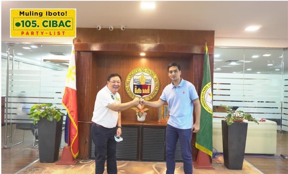 CIBAC_PartyList's tweet photo. CIBAC MEETS PH ANTI-CORRUPTION ICON! Maraming salamat po Mayor Vico Sotto sa inyong patuloy na suporta sa ating laban para sa malinis na pamamahala! #105CIBAC #BringBackCIBAC https://t.co/M2HEsDdRLG