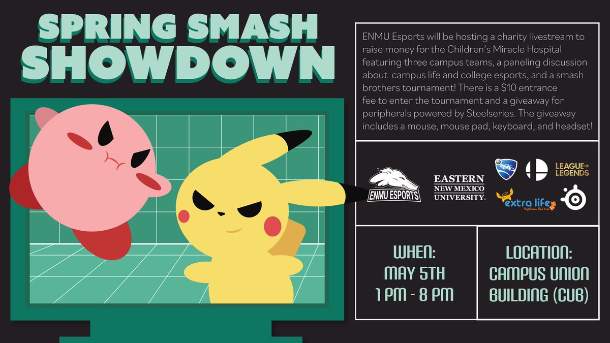 ENMUGG's tweet photo. Please join our ENMU Esports server to follow future event and club updates!

https://t.co/z0syy6a0rJ https://t.co/eXXccxOKdD