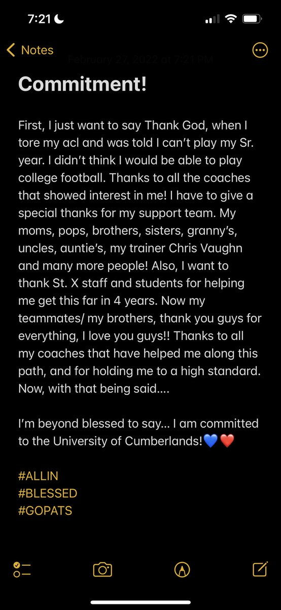 DreMaxwell4's tweet photo. Blessed!! 
@CoachHouse_UC @UCPatriotFball @Aspirationsgym @StXTigersFB @StXTigerSports @KYFUTURESTARS https://t.co/NiZFHsL5PC