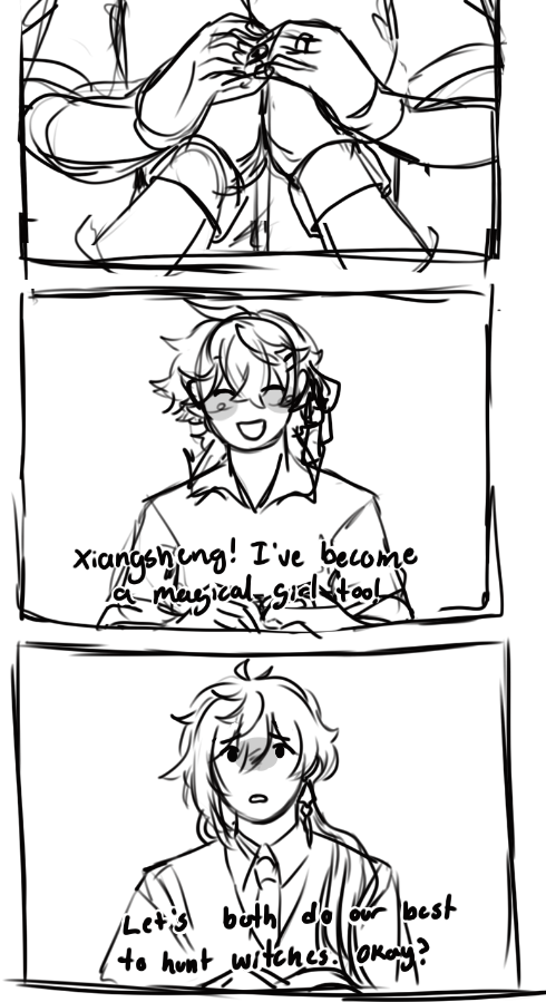 last update for tonight but i am ready to inflict suffering on several people
#zhongchi