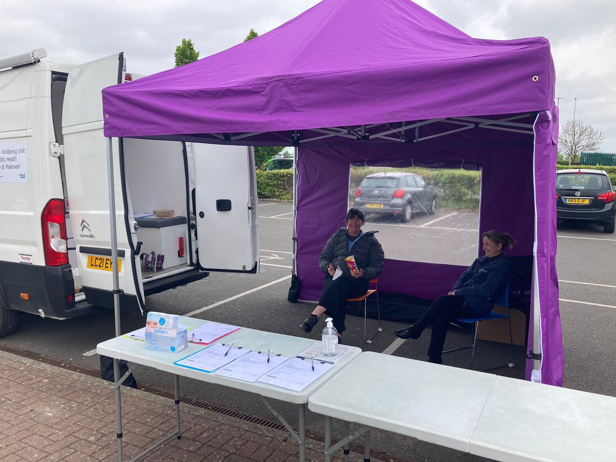 JaneLambertECG's tweet photo. A reminder we will be outside Waitrose in Wootton today 9-5. Pop along for your vaccine. Age 5+ https://t.co/HqL3e3uDUD