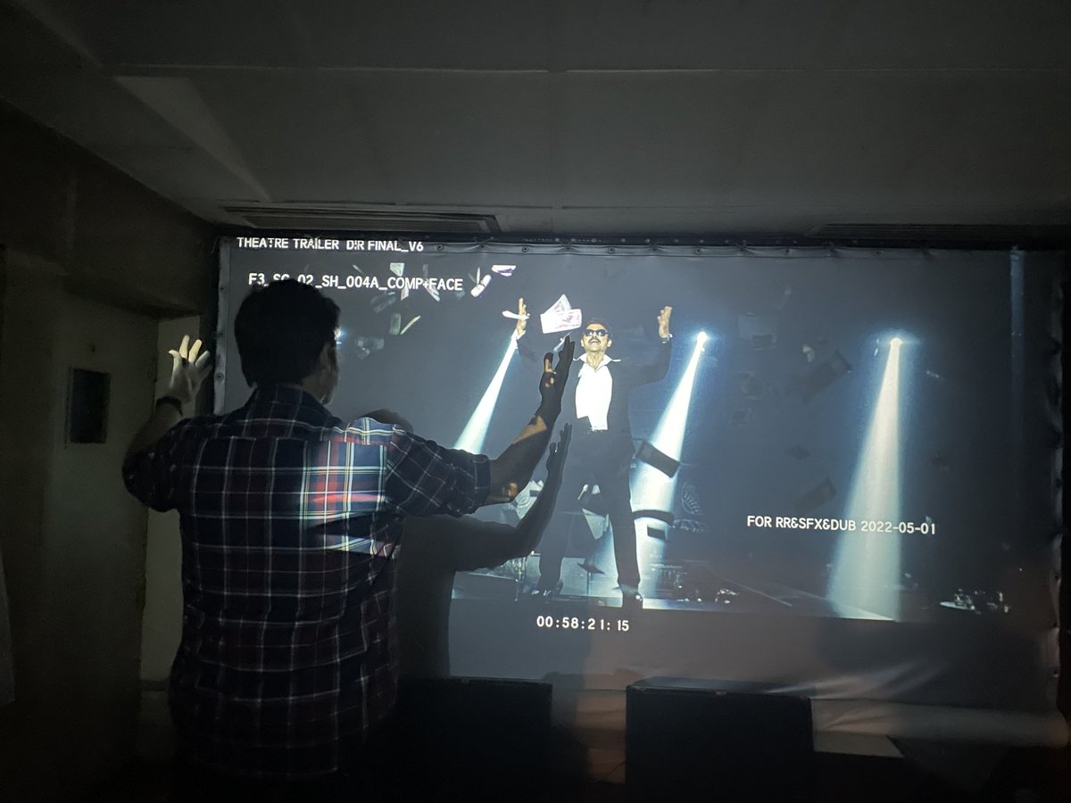 VenkyMama's tweet photo. Wrapped up dubbing for #F3Trailer! Super excited to share it with you all on May 9th ❤️

#F3Movie

@AnilRavipudi @IAmVarunTej @tamannaahspeaks @Mehreenpirzada @ThisIsDSP @SVC_official https://t.co/azqqXVFCfq