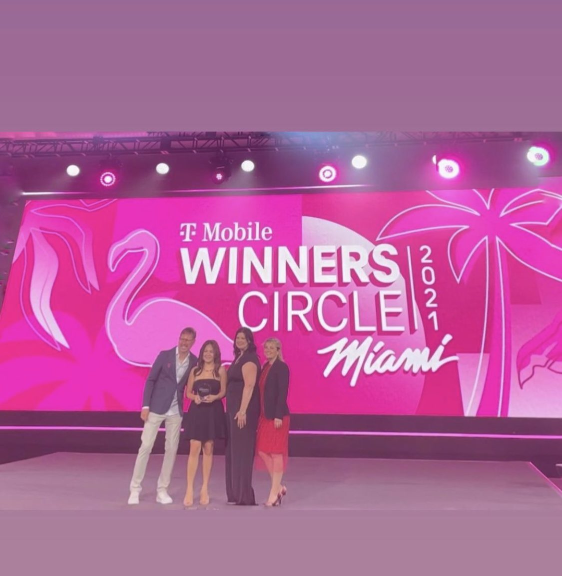 kborkat's tweet photo. Sneaking a peek at of some our TechLanta Allstars in Miami for Winners Circle this week! @SouthTfb #TechLanta #winnerscircle22 https://t.co/NbMtivJG1i