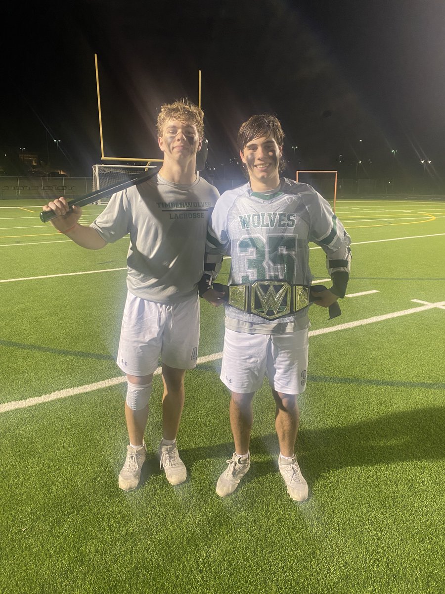 LaxTimberwolves's tweet photo. Players of the Game 

👑Evan Templar 🎩
🔨Luke Falkner 🎩 https://t.co/LdwWaNNEdw