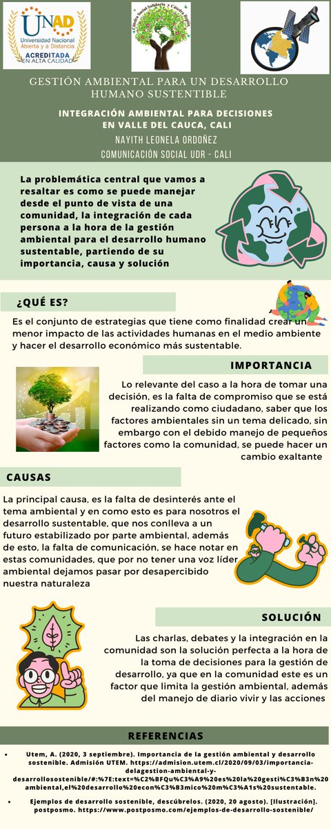 leonelaordoez10's tweet photo. @ElOIRdelaRegion #SERVICIOSOCIALUNADISTAENCASA 

Un poco más sobre la integración ambiental pará decisiones en el valle del cauca https://t.co/iuYga87U4o