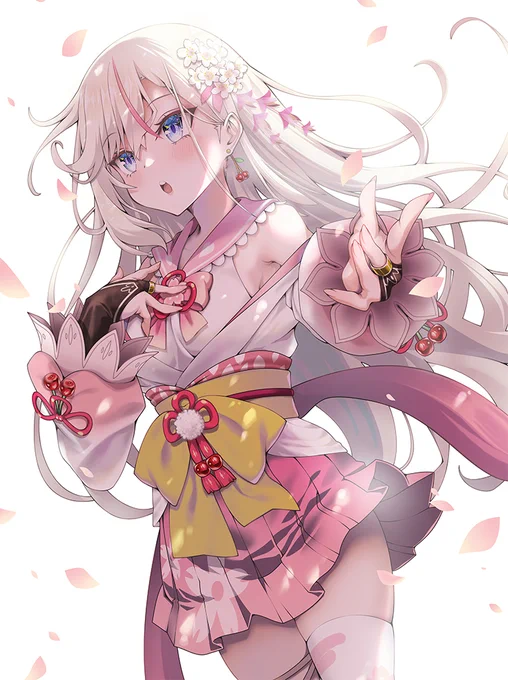 1st Anniversary🌸🍒🎉🎊✨

桜咲ちぇりぃ1周年記念イラストを描かせていただきました✍️🎉🎉 