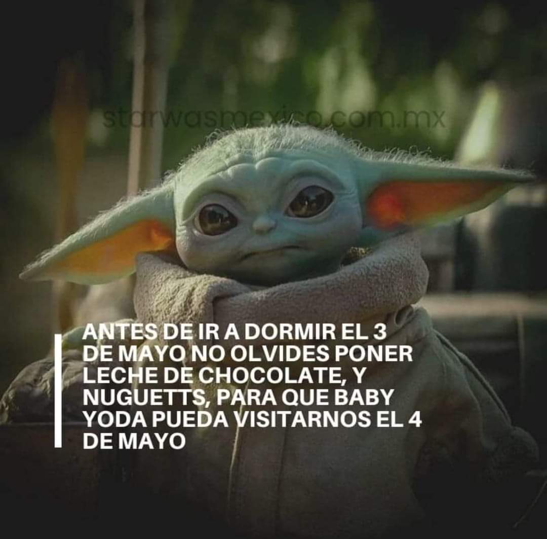 starlordargento's tweet photo. Esta noche dejen la chocolatada para Grogu https://t.co/8H3doJsXGE