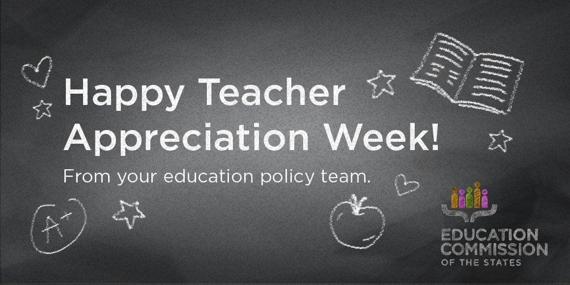 CassidyFrancies's tweet photo. It’s #TeacherAppreciationWeek! I am so grateful to all the wonderful educators I’ve had throughout the years and the many valuable lessons they taught me. Now, as part of the @EdCommission team I work to support #EdLeaders who elevate policies to appreciate #teachers every day. https://t.co/edoivQJlGf