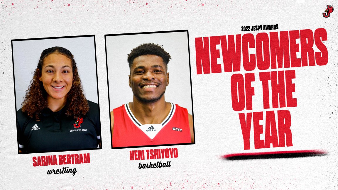 For excellence in their first season as a Cardinal, congratulations to our Newcomers of the Year, Sarina and Heri!

@JewellWrestling 
<a href="/JewellHoops/">William Jewell Men’s Basketball 🏀</a>