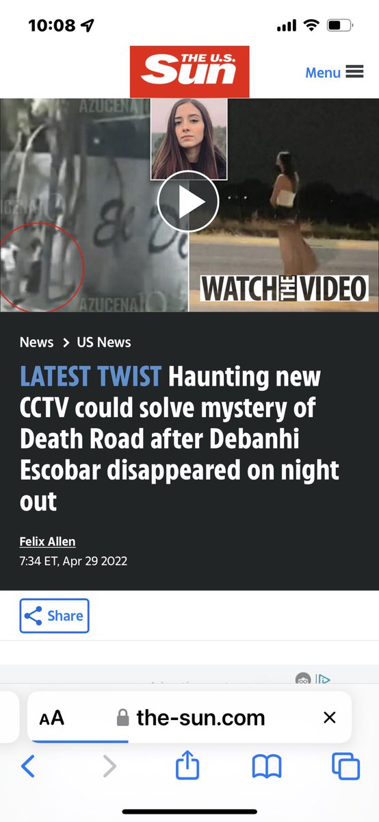 Violeta32467967's tweet photo. @antphrodite Please do it on Debanhi Escobar.Police found her body after searching a motel 4 times. Friends left her go on a cab knowing she was https://t.co/nbwApirTMA driver took her last photos and left her alone in the middle of a highway. https://t.co/B27j4ICsUW
