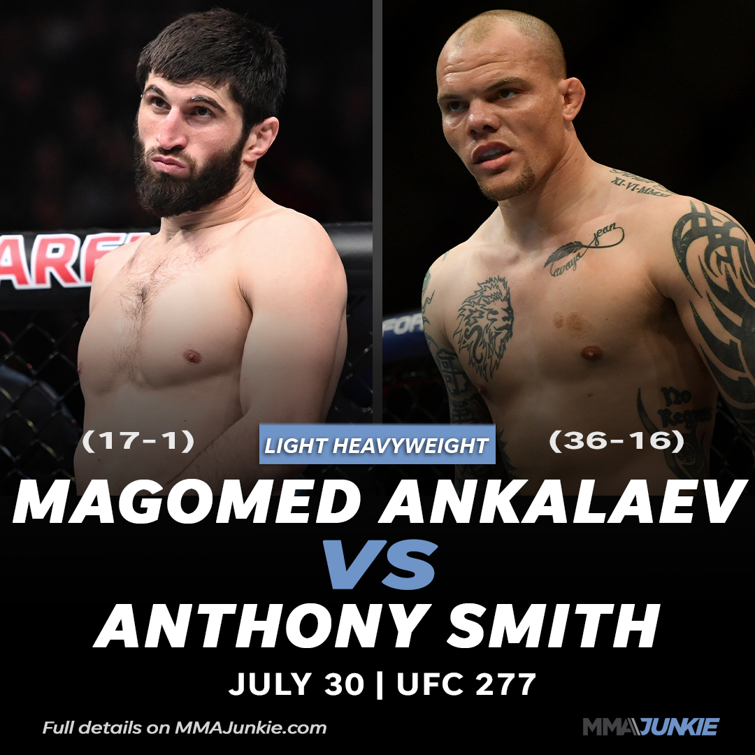 MMA Junkie on Twitter "Magomed Ankalaev and Anthony Smith will meet in a highstakes light