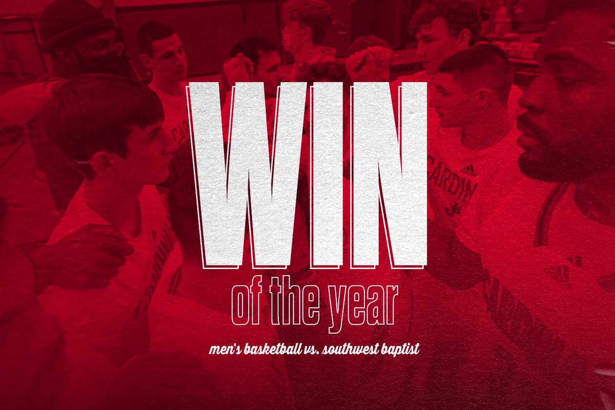 With their upset of top seed Southwest Baptist in the GLVC Quarterfinals, <a href="/JewellHoops/">William Jewell Men’s Basketball 🏀</a> takes the Win of the Year!