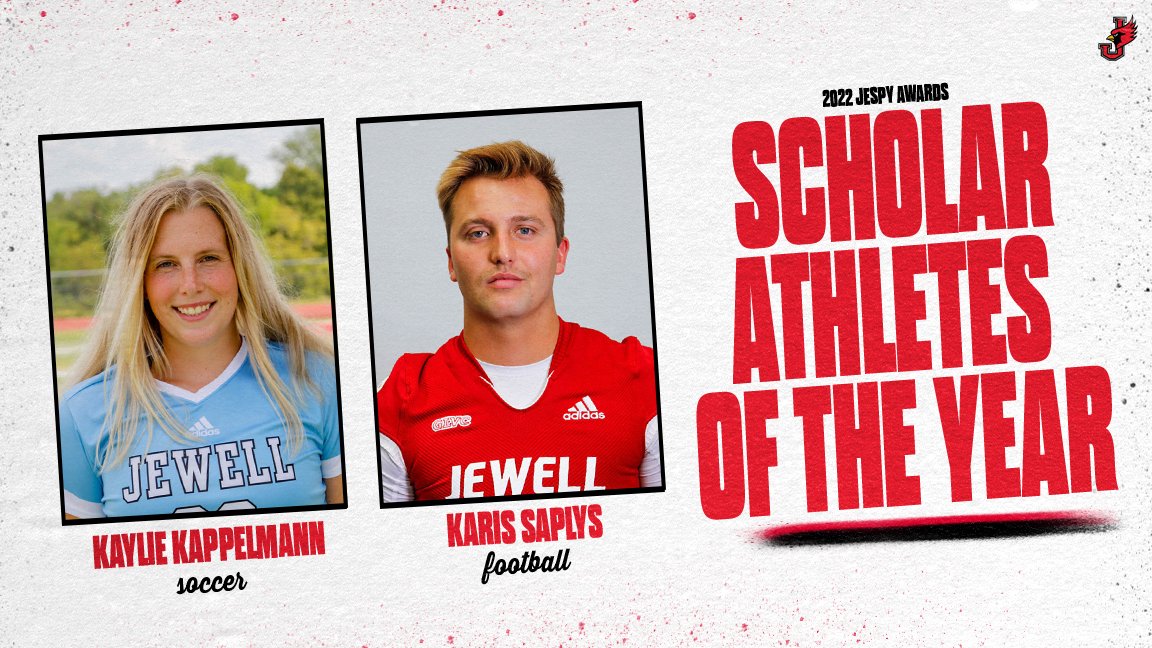 The Scholar-Athletes of the Year are recognized for the top cumulative GPA among student-athletes who have reached at least sophomore status.

<a href="/JewellSoccer/">William Jewell Women's Soccer</a> 
<a href="/JewellFootball/">William Jewell Football</a>
