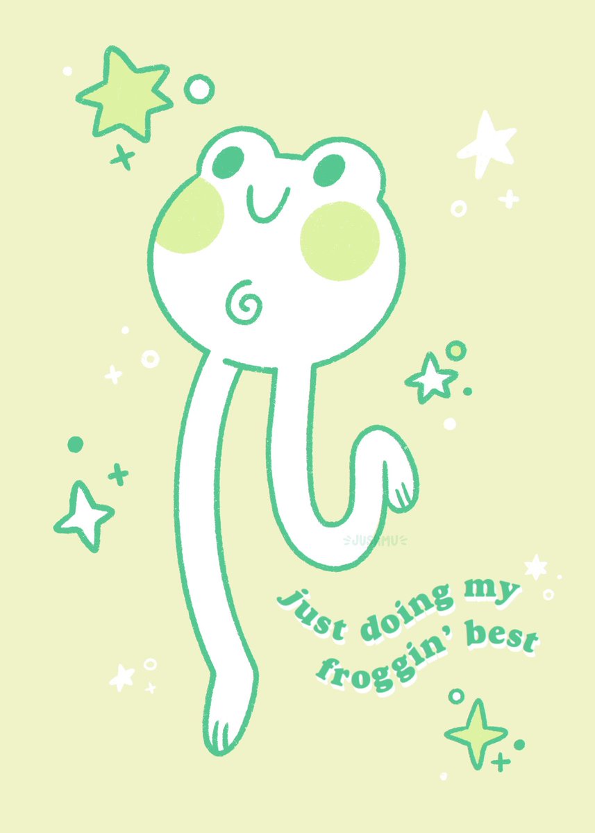 Aren't we all? 🐸✨