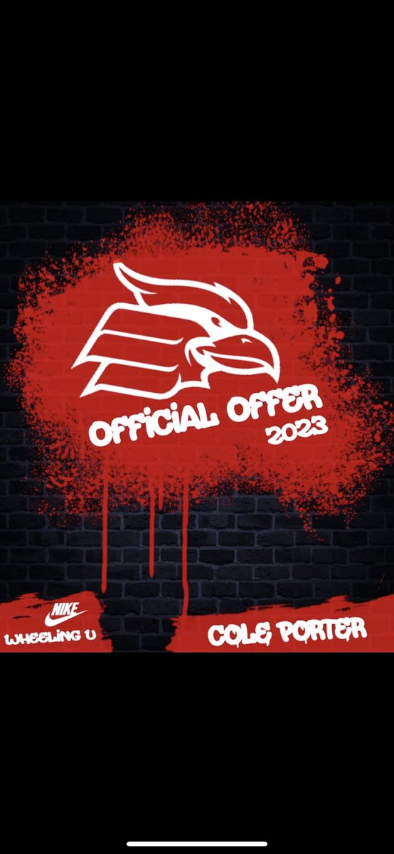 ColePorter71's tweet photo. Thankful to receive my first D2 offer from Wheeling University! I wanna thank @Coach_JEmerich and @CoachBruneyW_U for believing in me!! @WheelingU_FB #gocards https://t.co/9EYYbS4hsp