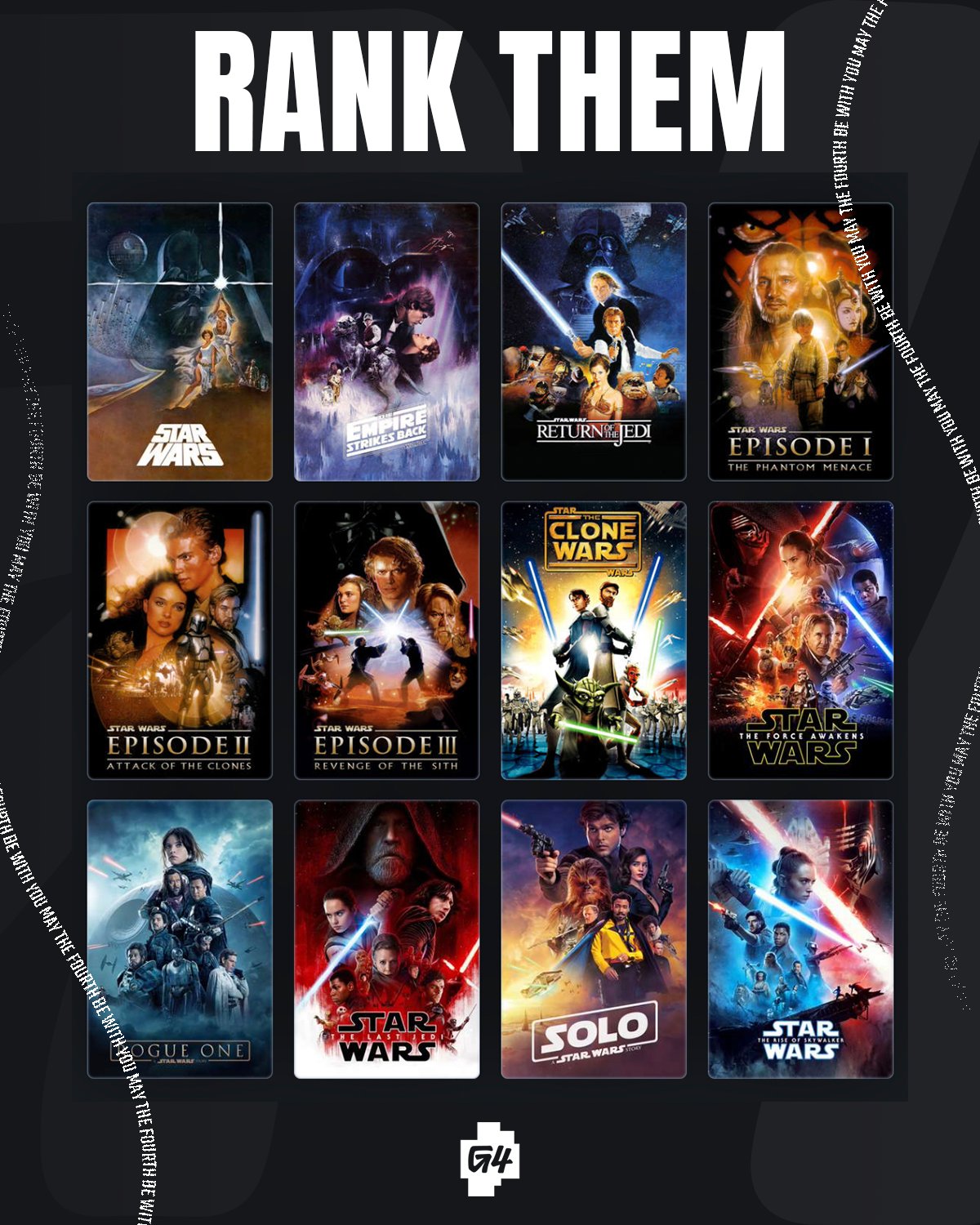 All Star Wars Movies in Order of Release