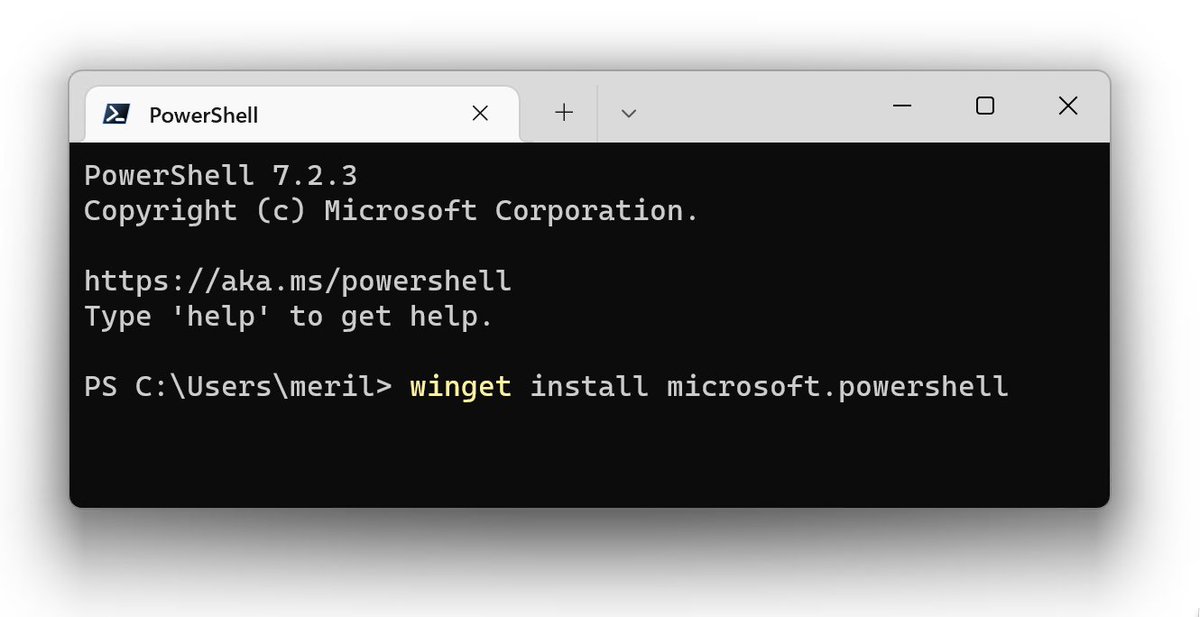 Pro Tip: If you are on Windows 11, run this command to upgrade to the latest version of PowerShell.

winget install microsoft.powershell