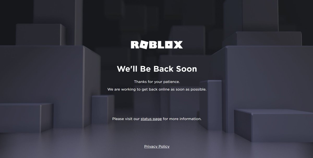 Oh no... Is this the beginning of the Great Roblox Outage of 2022?