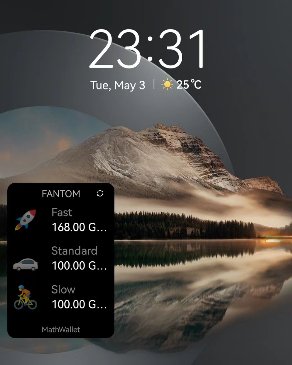MathWallet's tweet photo. 🔥Fantom realtime GAS: 100 GWEI
Install MathGas to check the realtime multichain Gas Price!
https://t.co/PPzMPrUeeY
#MathWallet #Fantom #MathGas https://t.co/eQsjEuz6Pm