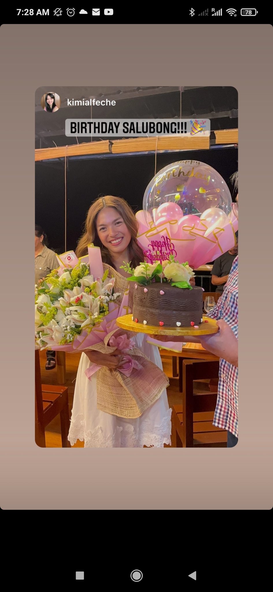 I love you always   Happy Birthday Andrea Torres 