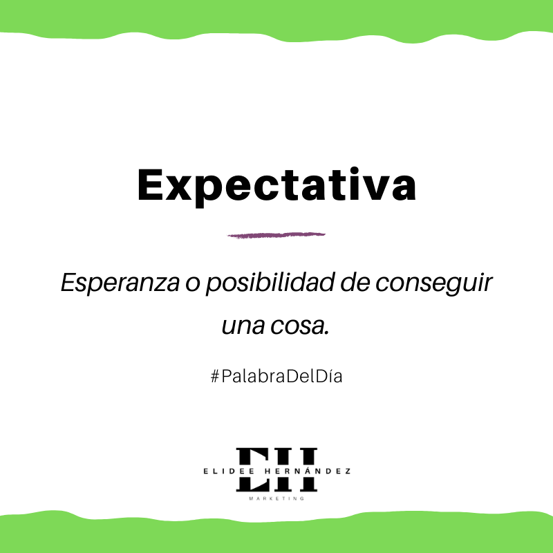 elideehdz's tweet photo. De las cosas que suelen parecer muy sencillas, pero qué importante es el manejo de las expectativas... La expectativa es la posibilidad razonable de que un acontecimiento suceda. No se trata de una simple ilusión, sino de un hecho probable con fundamento. #PalabradelDía https://t.co/1GdR7z6di7