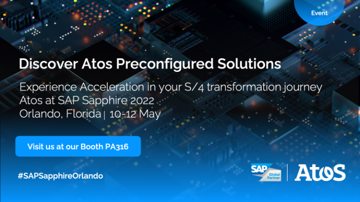 12_AparnaRoy's tweet photo. Jumpstart your #S4hana journey with our tailored Industry Accelerator - APS &amp; innovate with a ready-to-run solution combining Atos industry knowledge and SAP best practices for your #S4transformation ➡️ https://t.co/tDhvRGa3xC

#SAPSapphireOrlando #Sapphire2022 https://t.co/rFasMbpFWy