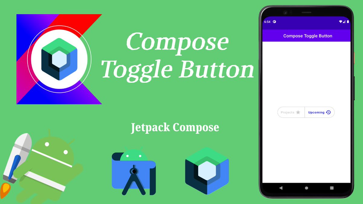 MakeItEasyDev's tweet photo. #AndroidDev #Kotlin #100DaysOfCode #ToggleButton #SelectionType #MutableStateMapOf #OutlinedButton #SelectionItem #TopAppBar #MakeItEasyDev #Developer #Programmer #Navigation

How to Implement Compose Toggle Button in Jetpack Compose

Video link ->
https://t.co/p8PSy7YcVy https://t.co/3SHABE58fl