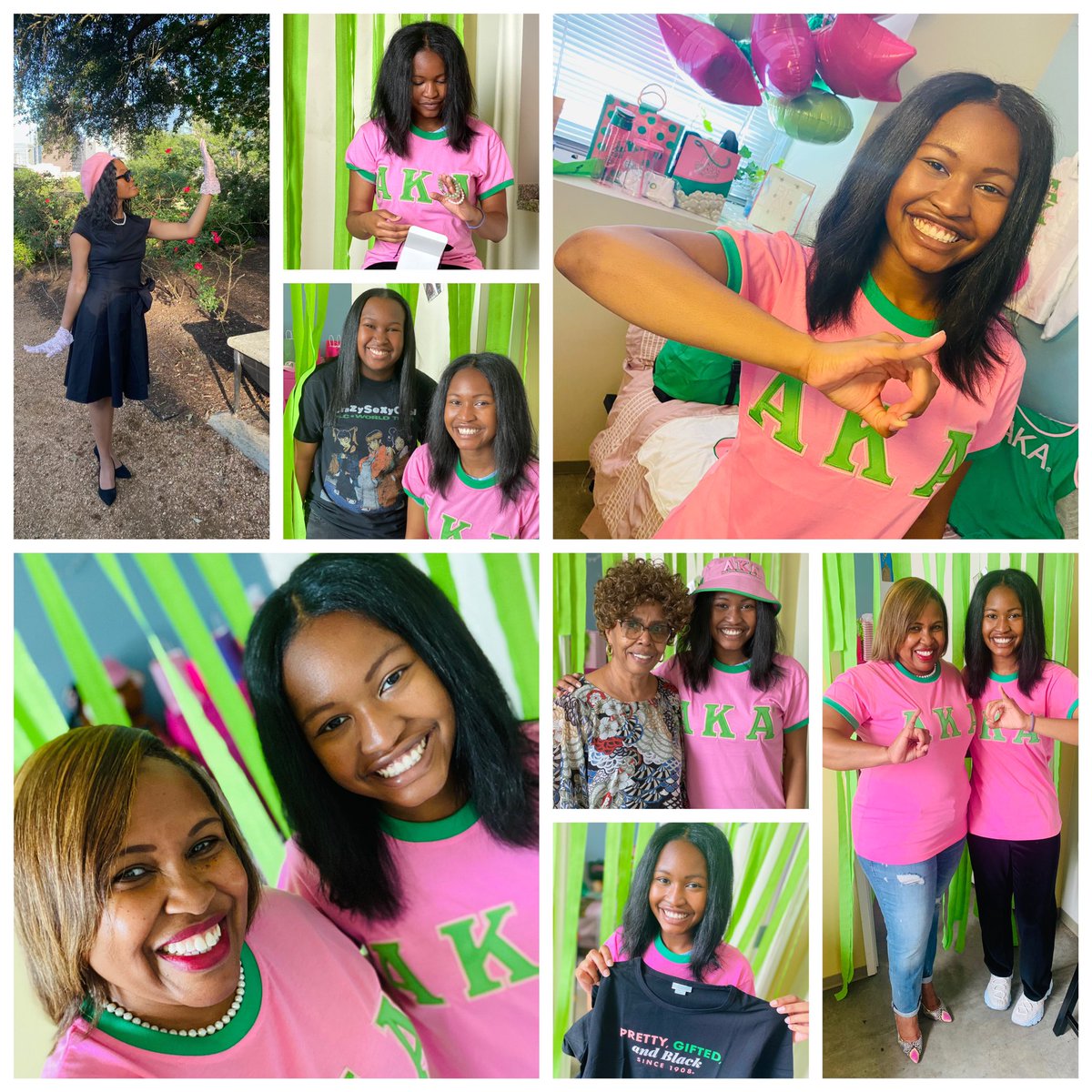 evadcoleman's tweet photo. I’ll now call her the #AKAtect! My daughter #UniversityOfHouston #Architecture major @cecilysimonec is now my #AKA1908 sorority sister. Foundation is strong! My #Legacy also landed a summer internship in Atlanta with a major building company! #UHAKAs #EpsilonLambda #IMessenger https://t.co/CphICG3x4V