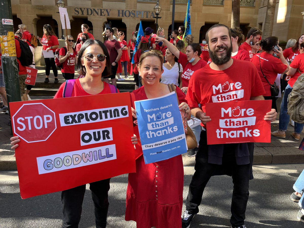 aliceleung's tweet photo. We were definitely too loud to ignore today. What a great turn out from teachers to say enough is enough. We and our students deserve better. #MoreThanThanks https://t.co/gznh9pgPgc