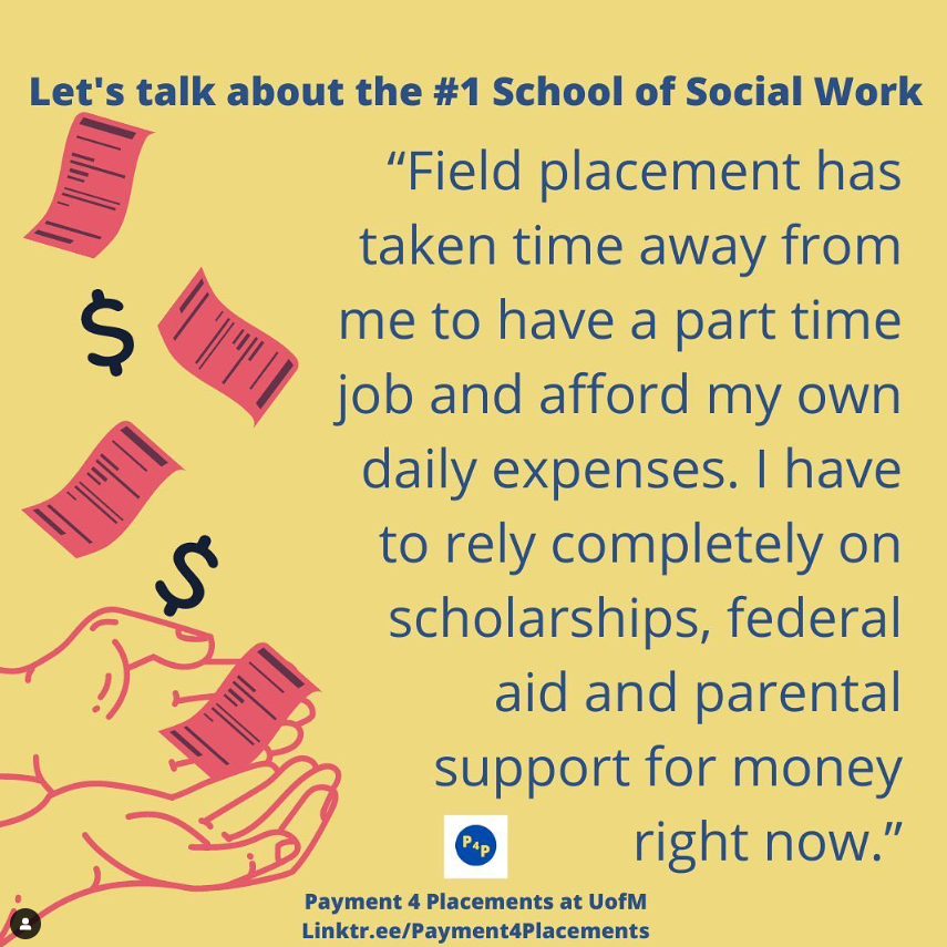 p4p_csuf's tweet photo. Will I Get Paid for My Social Work Internship or Practicum? Placement agencies do not pay students for their work. Additionally, students are responsible for their transportation and costs to and from the internship site, attending 16 hours/week. #p4pcsuf #socialworker #msw https://t.co/adGbk459U0