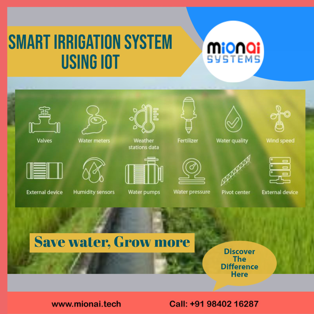 #SmartIrrigation uses IoT-powered agricultural sensors that enable farmers to closely monitor field conditions and adjust #irrigation practices accordingly. 
Call: +91 98402 16287
#irrigationsystem #smartwatering #digitalirrigation #agriculture #IoT #Tamilnadu #irrigationdesign