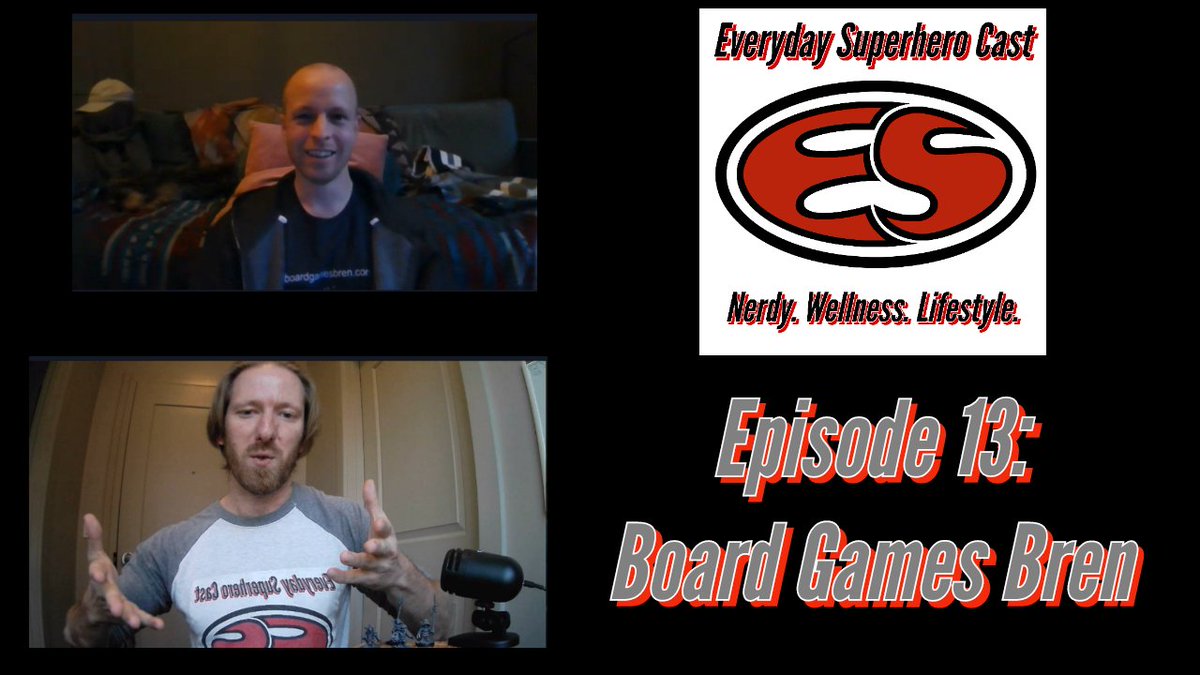 We did it! Episode 13 of Everyday Superhero Cast is ready to go!

In this episode:
- Slow and Lazy Wins The Race.
- <a href="/BrenDM20/">Board Games Bren</a> and I sit down for a chat.
- YOU (the internet) asked me three questions!

#ttrpgcommunity #boardgames #wellnessjourney 

youtu.be/8tsnE-jSqXQ
