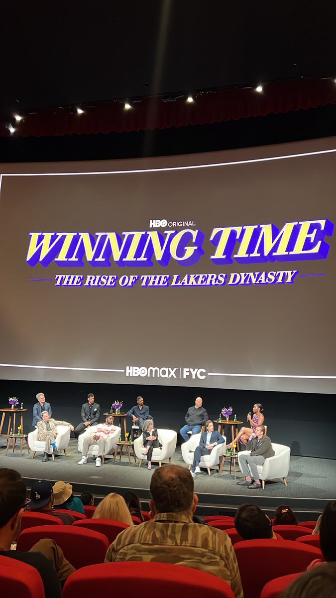 Emmy’s screening of @winningtimehbo season finale with the cast and executive producers 🏆