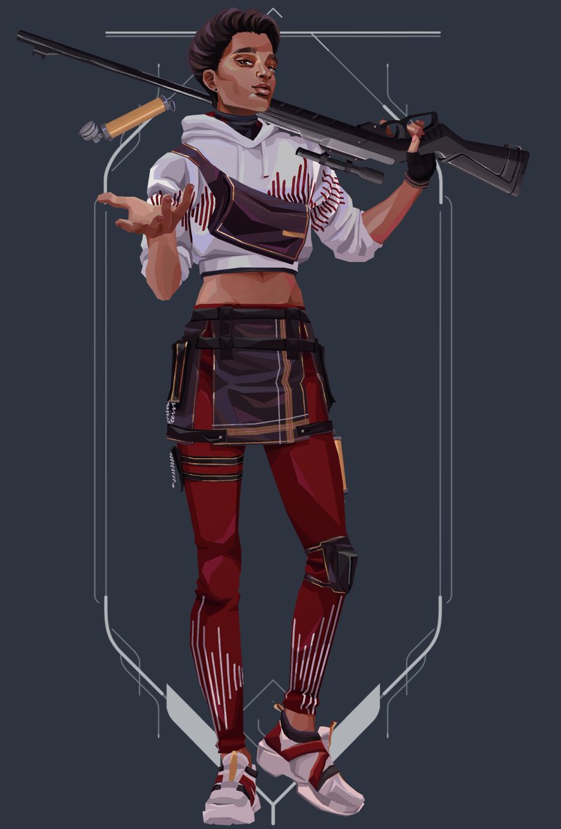 ︾ T O N E ︾
my fanmade VALORANT agent ♪(´▽｀)
#VALORANT #VALORANTfanart <a href="/PlayVALORANT/">VALORANT</a>