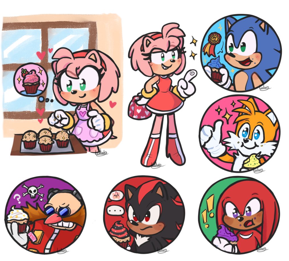 Amy has some mad baking skills 🧁

#SonicTheHedgehog