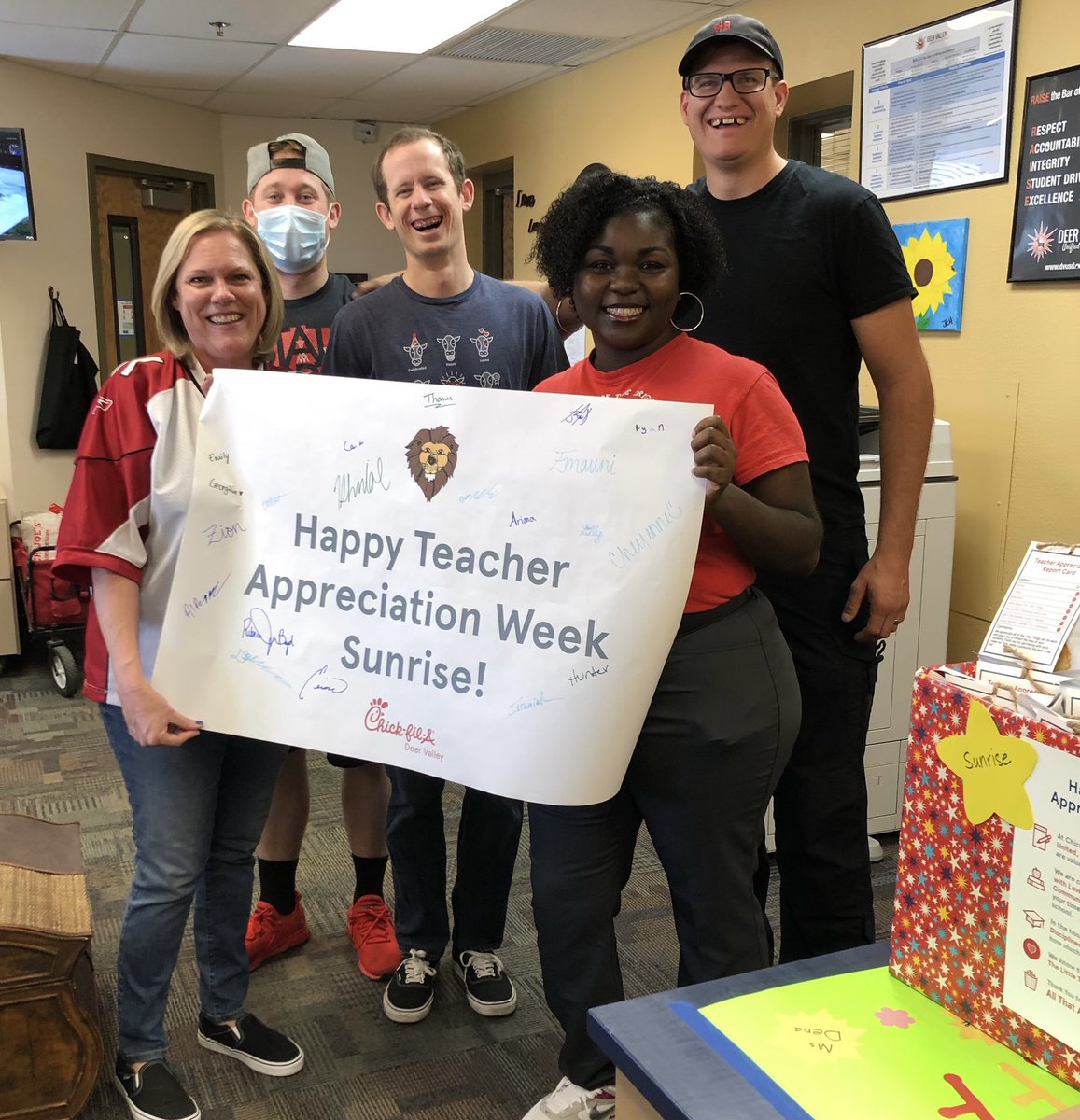 Thank you @cfadeervalley for our Teacher Appreciation treats. We appreciate YOU!