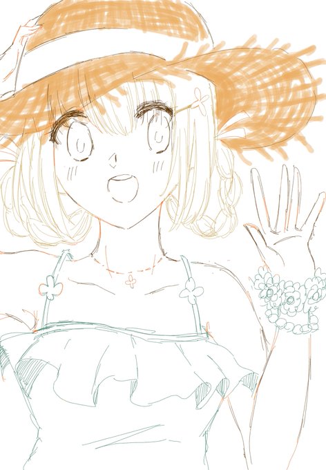 麦わら帽子のtwitterイラスト検索結果 古い順