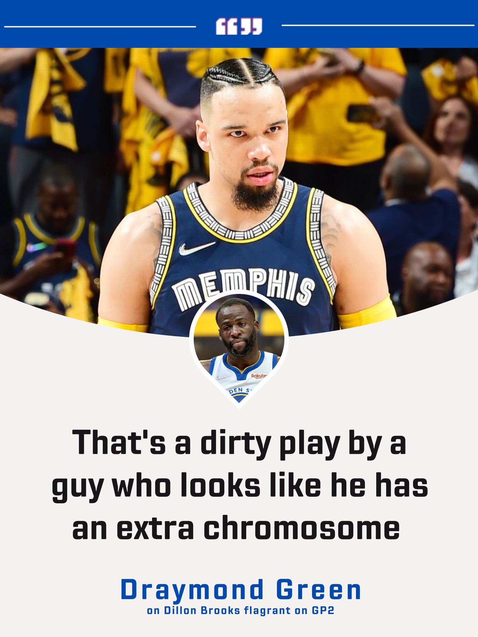 Buttcrack Sports on Twitter "Draymond Green calls Dillon Brooks