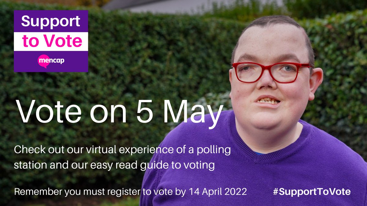 Mencap_NI's tweet photo. Support to Vote
If you are voting in the NI Assembly elections and need some support.
Check our VR experience of a polling station 👉 https://t.co/U7lH5d7npH
Easy Read Guide to Voting 👉 https://t.co/7N2TX87M8J
#AE22 #MencapNI #SupportToVote #Inclusion #VRExperience #EasyRead https://t.co/KamQRUKItO